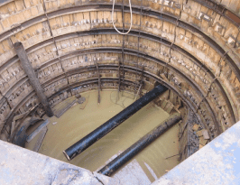 Прокладка двух труб водопровода в Люберцах методом ГНБ
